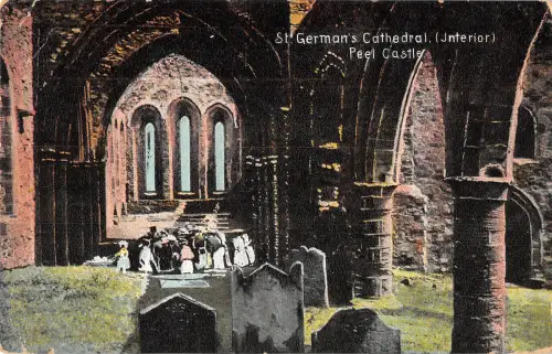 uk26565 st germans cathedral peel castle IOM uk