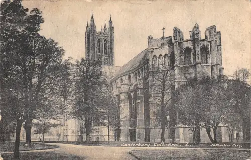 uk19139 canterbury cathedral SW Echtfoto UK