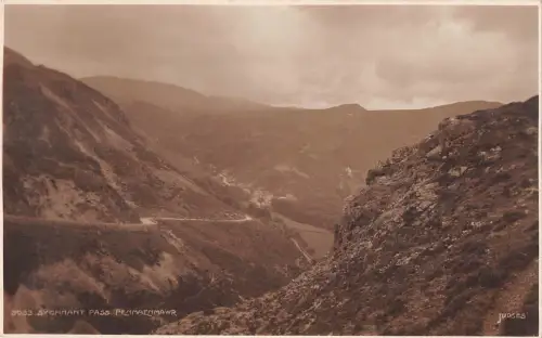 uk3423 synchronant pass penmaenmawr conwy wales real photo uk