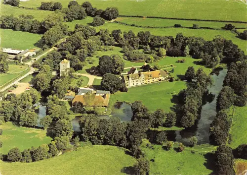 uk35094 michelham priory aerial view sussex uk