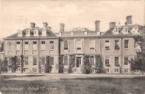 uk18896 college house marlborough real photo uk