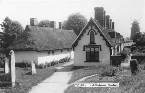 uk18772 alte Almosen thaxted echtfoto uk