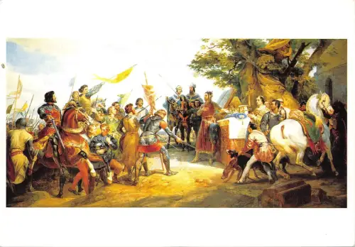 BR42640 Horace Vernet Philippe auguste avant la bataille de Bouvines