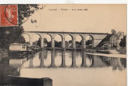 BF12176 Viaduc Laval Frankreich Vorder-/Rückbild