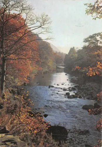 uk44617 river derwent borrowdale cumberland uk