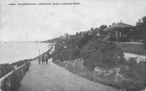 uk17544 general view dovercourt real photo uk