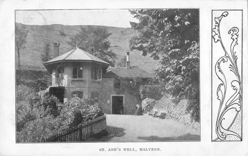 uk653 malvern st anns well real photo uk