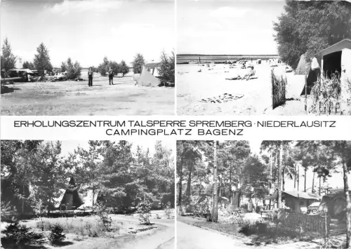 BG31629 Campingplatz Bagenz Niederlausitz Talsperre Germany CPSM 14,5x10cm