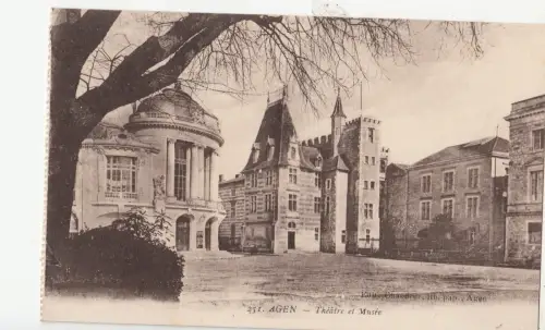 BF12418 agen theatre et musee france front/back image