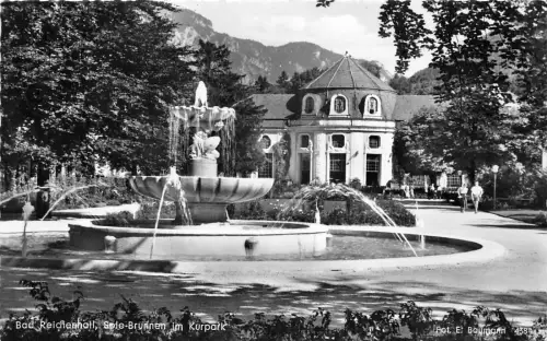 BG23182 bad reichengall sole brunnen im kurpark germany CPSM 14x9cm