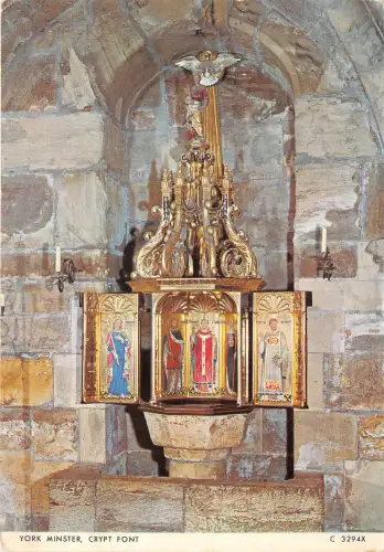 uk46188 crypt front york minster uk