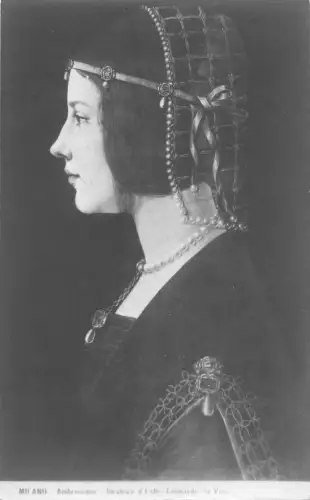 BR45234 Milano ambrosana beatrice leonardo da vinci italy