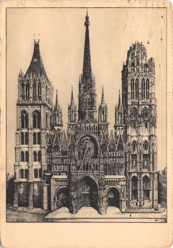 BR43528 Rouen la cathedrale Frankreich