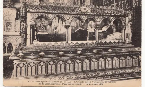 BF12214 paray le monial s et l chapelle de la visitation france front/back image