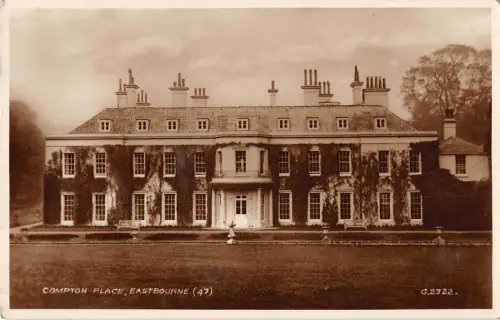 uk23384 compton place eastbourne real photo uk
