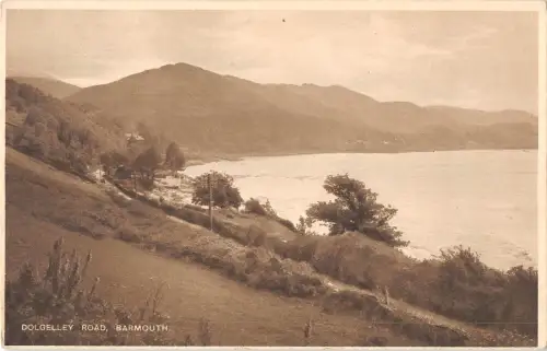 uk25571 dolgelley road barmouth wales real photo uk