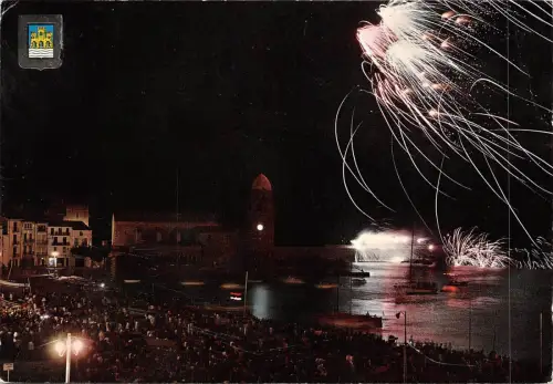 BF1798 collioure vermeille fete nocturne france