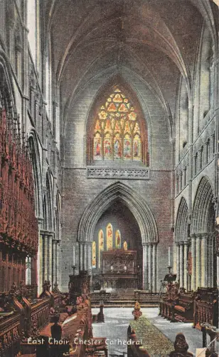 uk24930 east chor chester cathedral uk