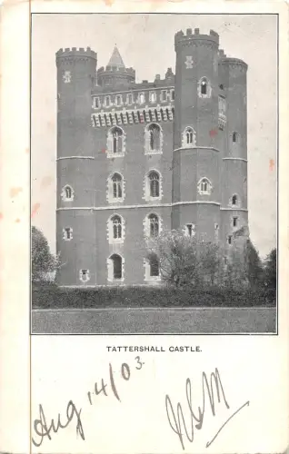 uk18707 tattershall castle real photo uk