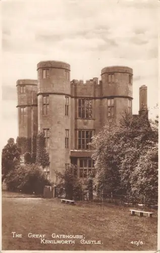 uk26887 great gatehouse kenilworth castle real photo uk