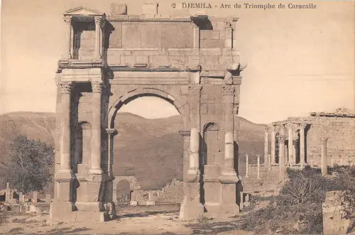 BR46174 Djemila arc de triomphe de caracalle Algerien