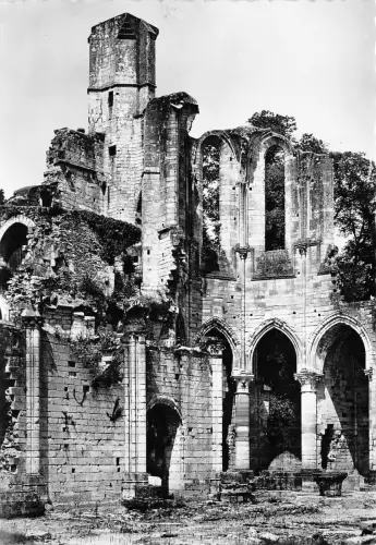 BR20381 Ruines de la chapelle abbaye de chaalis Frankreich