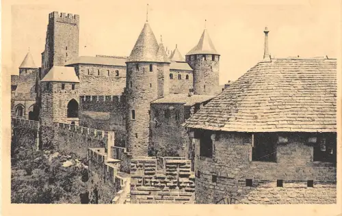 BR72981 la tour visigoth cite de carcassonne france