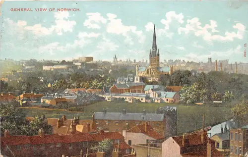 uk52291 general view of norwich uk