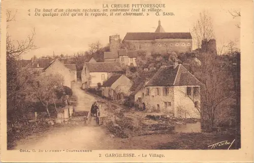 BF3064 gargilesse le village france