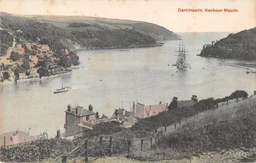 uk14917 dartmouth harbour mouth uk