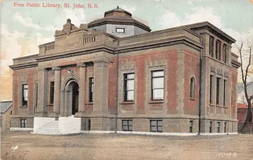 B4891 Free Public Library Saint John Front/Back Scan