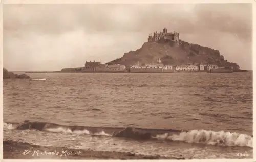 uk20425 st michaels mount real photo uk