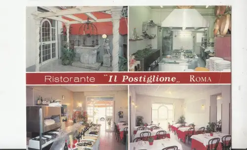 BF25087 ristorante il postiglione roma italy front/back image