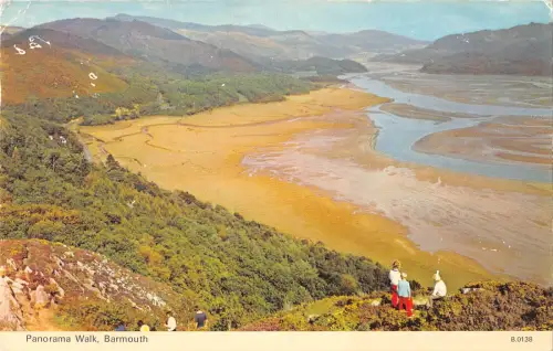 uk10001 panorama walk Barmouth wales uk