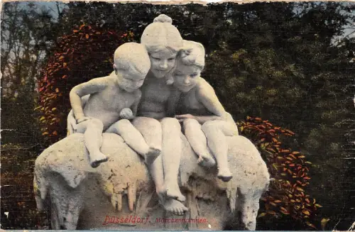 B93383 Skulptur AK Düsseldorf Deutschland