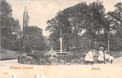uk2993 arboretum fountain derby uk