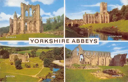 uk7159 yorkshire abbeys uk