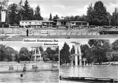 BG3496 schwimmbad friedrichroda i thuringen CPSM 15x9,5cm germany
