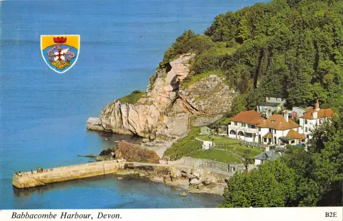 uk7841 babbacombe harbour devon uk