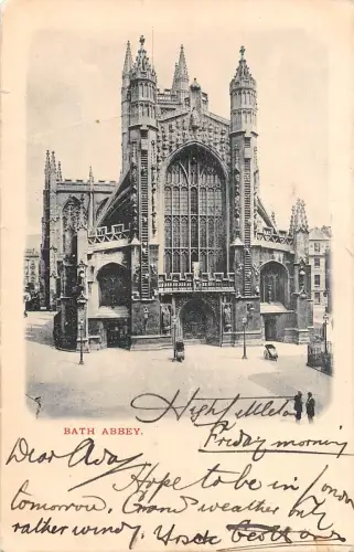 uk27522 abbey bath real photo uk