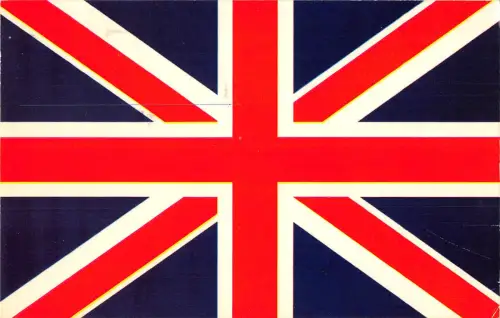 uk7448 great britain flag postcard uk