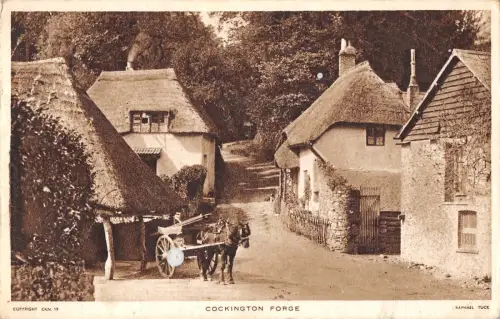 uk31687 cockington forge real photo uk