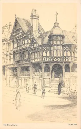 BR58340 das Kreuz Chester Joseph Hecht Gemälde Postkarte UK