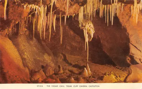 uk1750 the dream cave treak cliff cavern castleton derbyshire real photo uk
