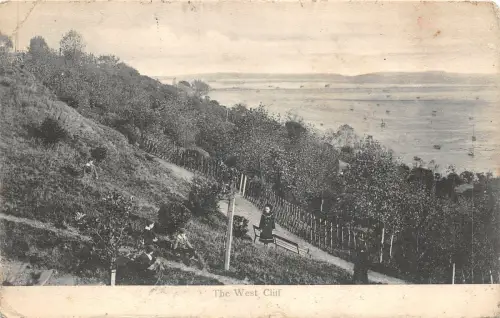 br109699 west cliff real photo uk