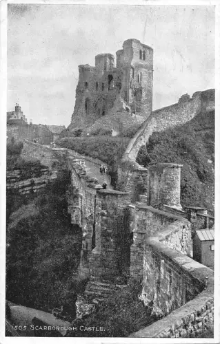 uk2578 scarborough castle echtfoto uk