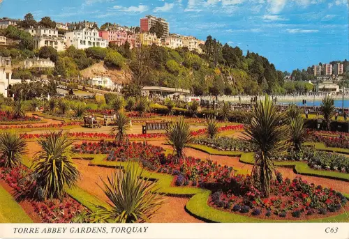 BR82938 torre abbey gardens torquay uk
