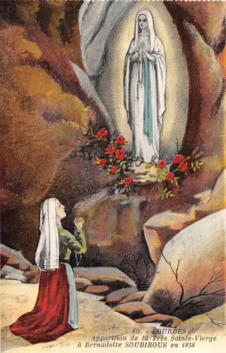 BF40557 lourdes apparition de la tres saint vierge vierges jungfrau holly lady