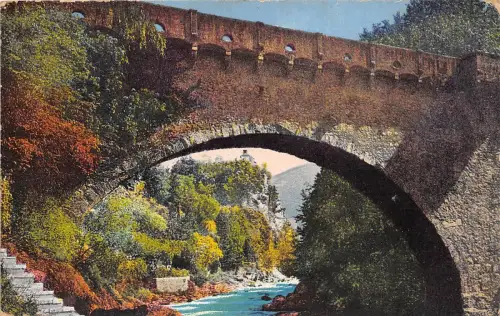 BR5287 Meraner Ponte Roman Castello Zeno Italien