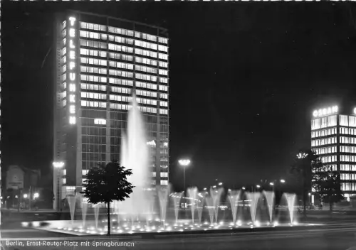 BG31551 ernst reuter platz mit springbrunnen berlin germany CPSM 14,5x10cm